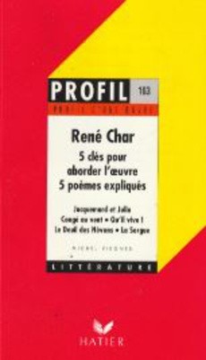 Rene Char - couverture livre occasion