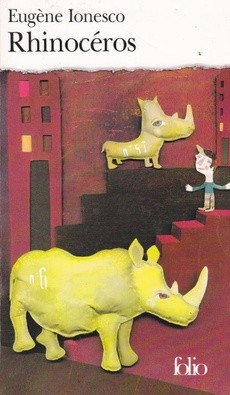 couverture de 'Rhinocéros' - couverture livre occasion