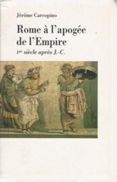 Rome à l'apogée de l'empire - couverture livre occasion