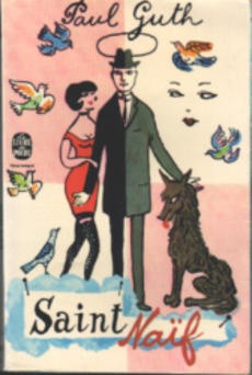 couverture de 'Saint naïf' - couverture livre occasion