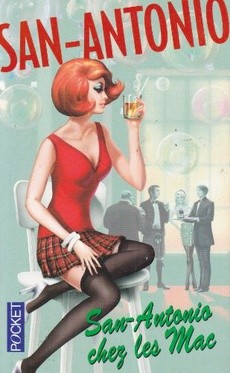 San-Antonio chez les mac - couverture livre occasion