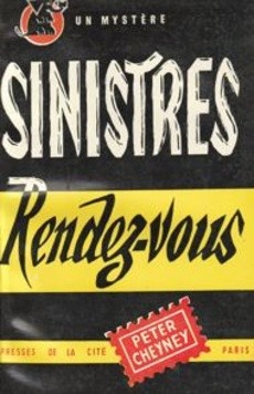 Sinistres Rendez-vous - couverture livre occasion