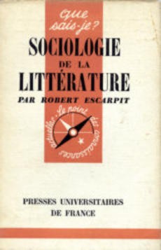 Sociologie de la littérature - couverture livre occasion