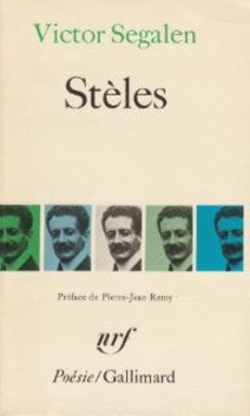 Stèles - couverture livre occasion