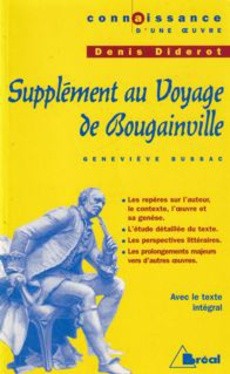 Supplément au Voyage de Bougainville de Denis Diderot - couverture livre occasion