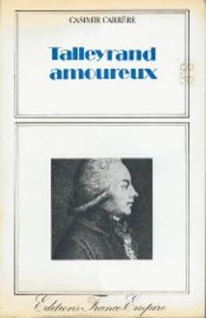 Talleyrand amoureux - couverture livre occasion