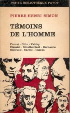 Témoins de l'homme - couverture livre occasion