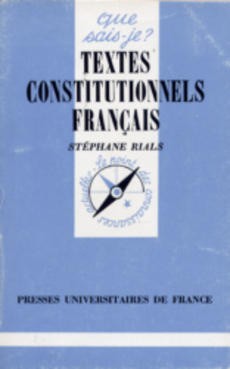 Textes constitutionnels français - couverture livre occasion