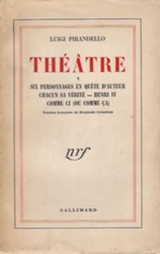Théâtre I - couverture livre occasion