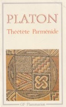 Théétète Parménide - couverture livre occasion