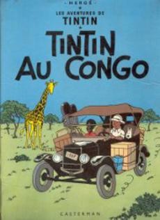 Tintin au Congo - couverture livre occasion