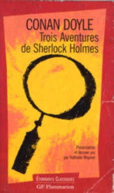 couverture de 'Trois aventures de Sherlock Holmes' - couverture livre occasion