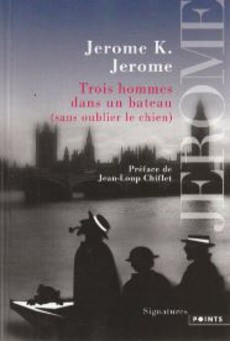 Trois hommes dans un bateau (sans oublier le chien) - couverture livre occasion