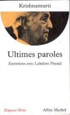 Ultimes paroles - couverture livre occasion