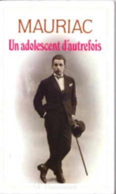 couverture de 'Un adolescent d'autrefois' - couverture livre occasion