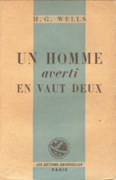 Un homme averti en vaut deux - couverture livre occasion