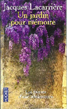 Un jardin pour mémoire - couverture livre occasion