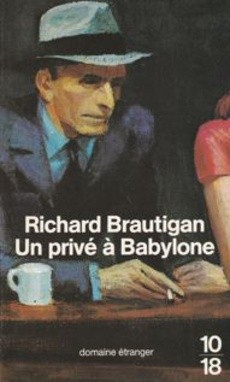 couverture de 'Un privé à Babylone' - couverture livre occasion