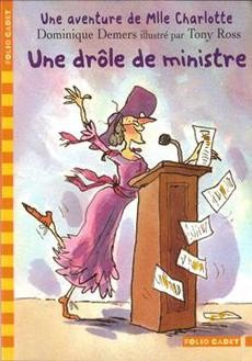Une drôle de ministre - couverture livre occasion