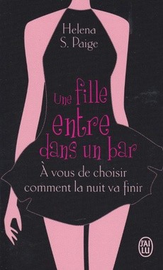 Une fille entre dans un bar - couverture livre occasion