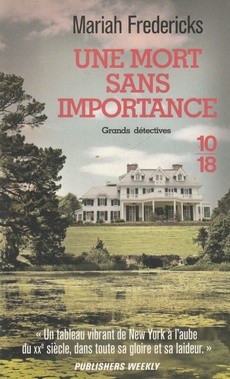Une mort sans importance - couverture livre occasion