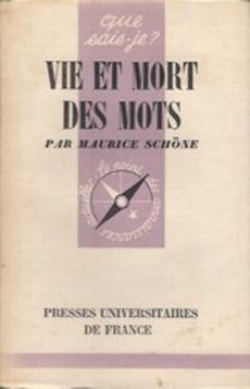 Vie et mort des mots - couverture livre occasion