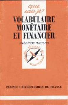 Vocabulaire monétaire et financier 2628 - couverture livre occasion