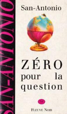 Zéro pour la question - couverture livre occasion