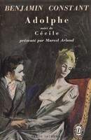 Adolphe suivi de Cécile - couverture livre occasion