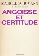 Angoisse et Certitude - couverture livre occasion