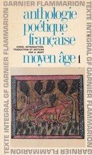 Anthologie poétique française - Moyen Âge - couverture livre occasion