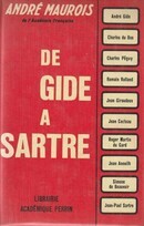 De Gide à Sartre - couverture livre occasion