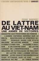 De Lattre au Viet-Nam une année de victoires - couverture livre occasion