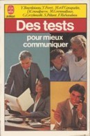 Des tests pour mieux communiquer - couverture livre occasion