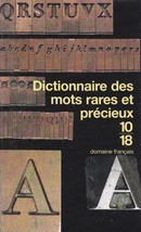 Dictionnaire des mots rares et précieux - couverture livre occasion