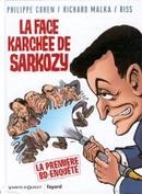 La face karchée de Sarkozy - couverture livre occasion