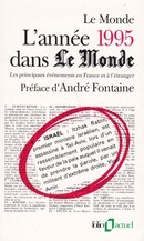 couverture réduite de 'L'Annee 1995 dans "Le Monde"' - couverture livre occasion