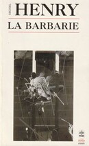 couverture réduite de 'La Barbarie' - couverture livre occasion
