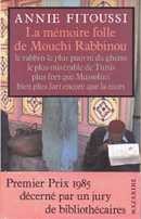 La mémoire folle de Mouchi Rabbinou - couverture livre occasion