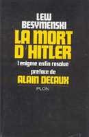 La mort d'Hitler - couverture livre occasion
