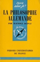 La philosophie allemande - couverture livre occasion
