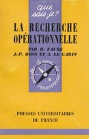 La Recherche Opérationnelle - couverture livre occasion