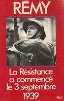La Résistance a commencé le 3 septembre 1939 - couverture livre occasion