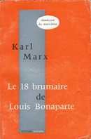 Le 18 brumaire de Louis Bonaparte - couverture livre occasion