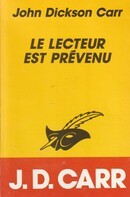 Le lecteur est prévenu - couverture livre occasion