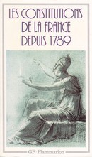 Les constitutions de la France depuis 1789 - couverture livre occasion