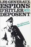 Les généraux espions d'Hitler déposent - couverture livre occasion