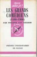 Les grands comédiens (1400-1900) 879 - couverture livre occasion