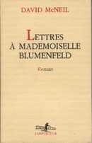 Lettres à mademoiselle Blumenfeld - couverture livre occasion