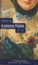 couverture réduite de 'Lettres de la princesse Palatine 1672-1722' - couverture livre occasion